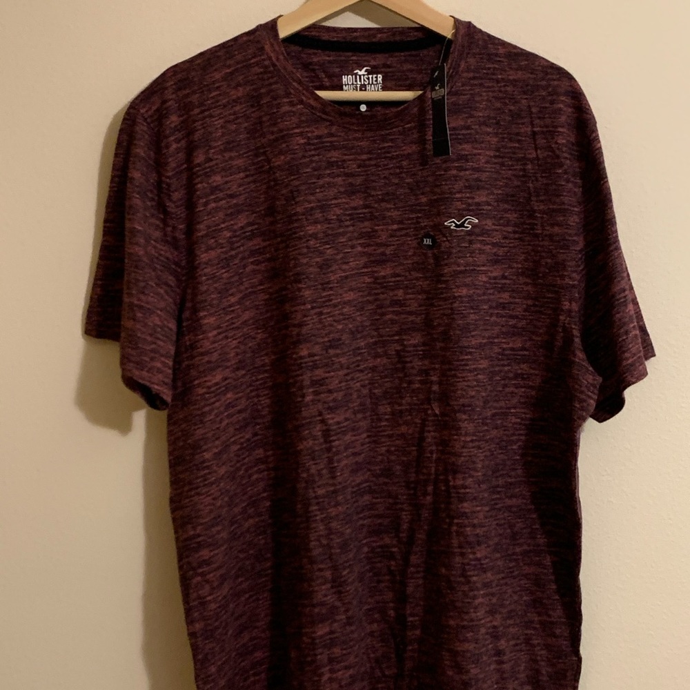 NWT | Hollister Must-Have Burgundy Heather | XXL